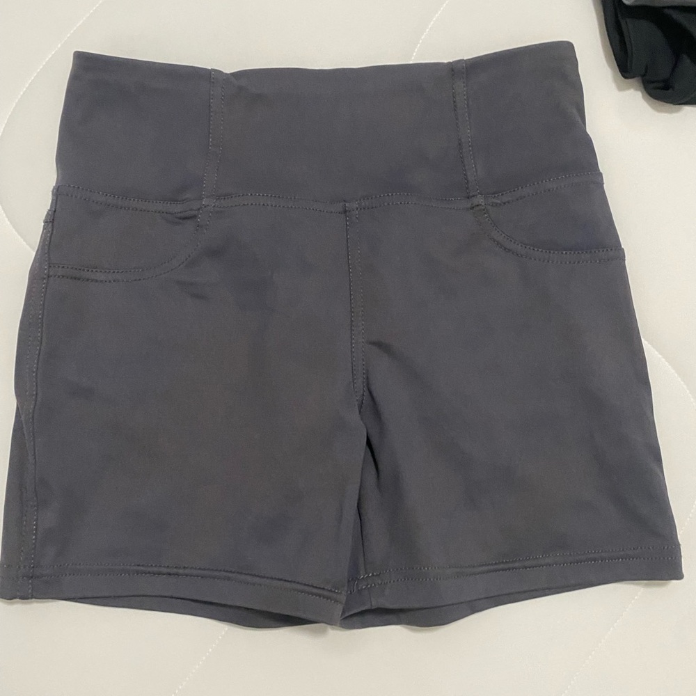 Women's Athletic Shorts in Charcoal Gray